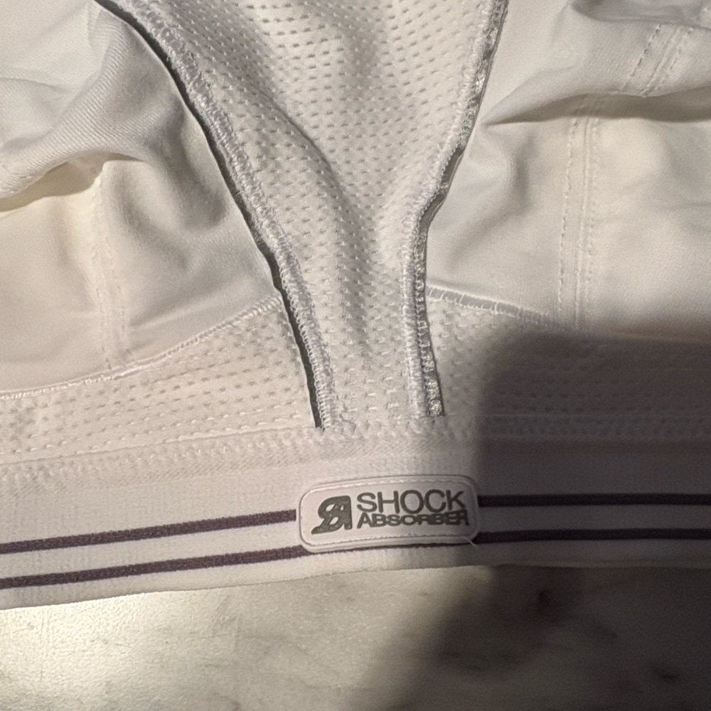 NWOT Shock Absorber Ultimate Run Sports Bra White B5044, Size 36F
